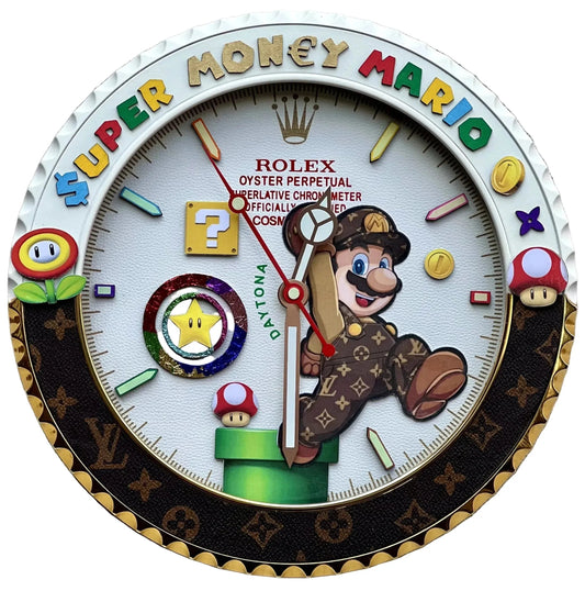 Orologio "Super Money Mario" Custom da Parete - Moon24