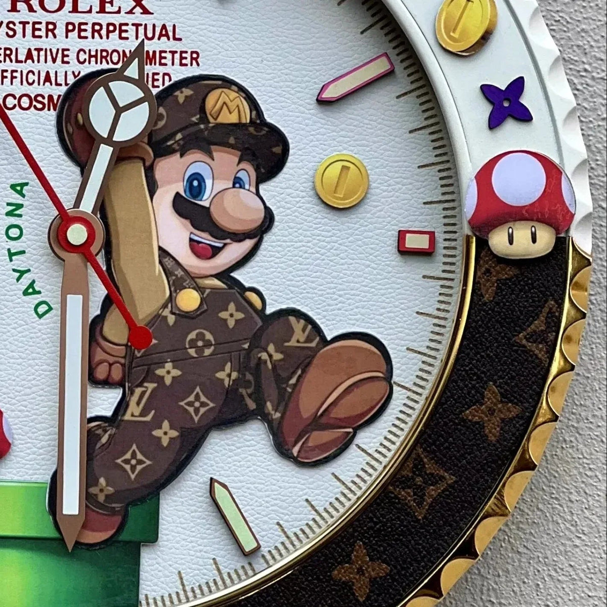 Orologio "Super Money Mario" Custom da Parete - Moon24