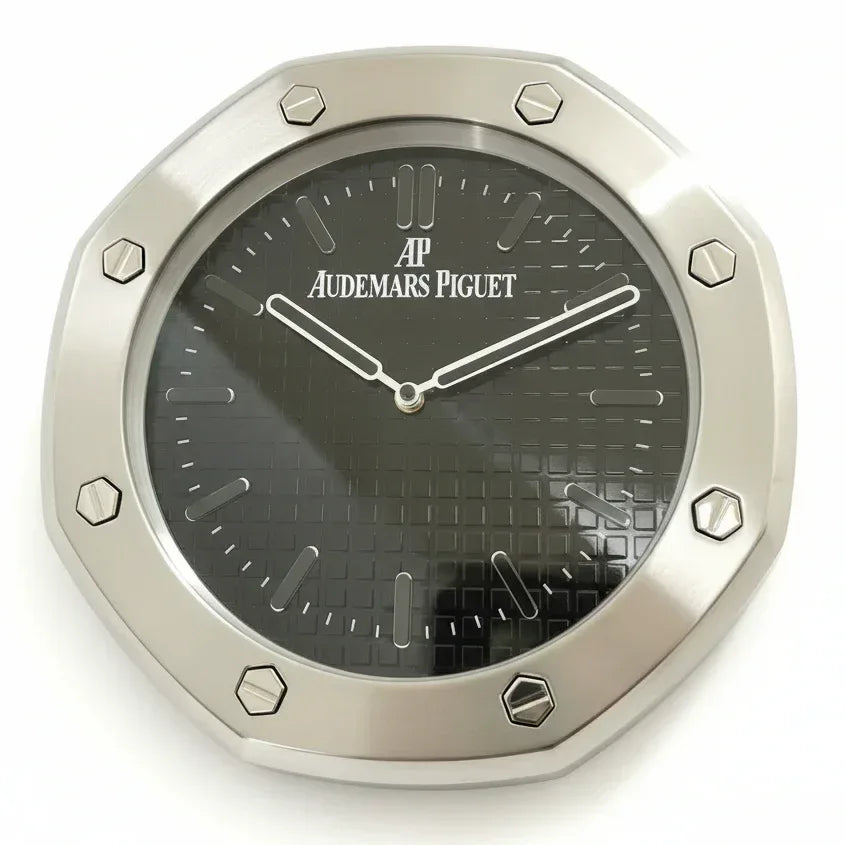 Orologio da Parete Royal Oak 34cm Acciaio Inox Design - Moon24