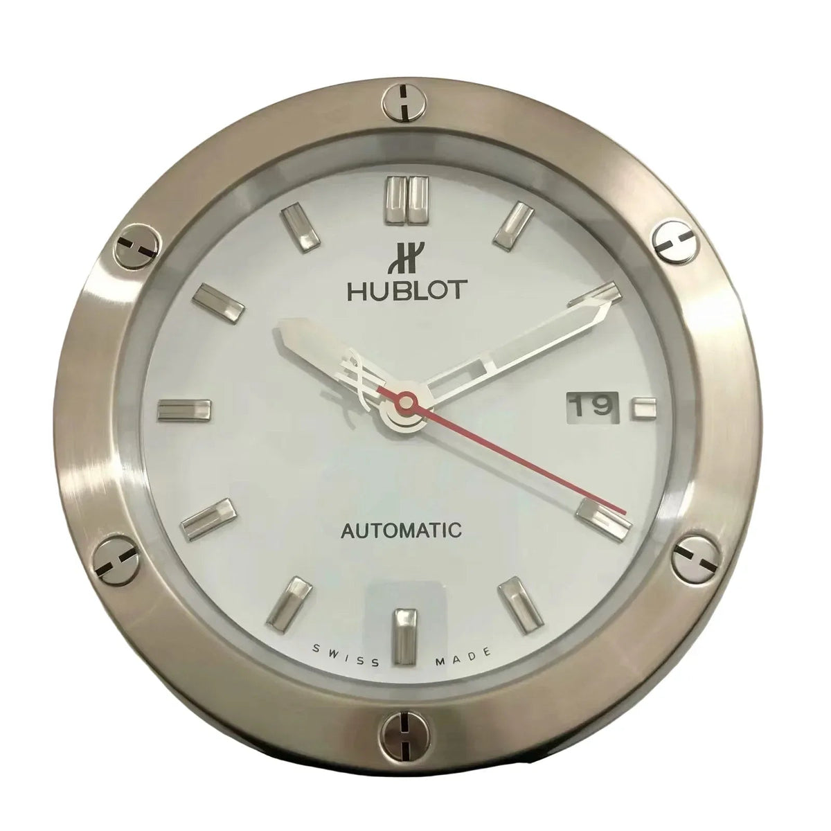 Orologio da Parete Classic Fusion 35cm Acciaio Spazzolato - Moon24