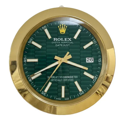 Orologio da Parete DateJust New 35cm Acciaio Inox Moderno - Moon24