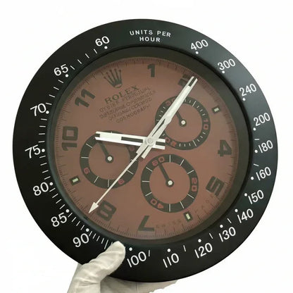 Orologio da Parete Daytona Classic 35cm Acciaio Inox Sportivo - Moon24