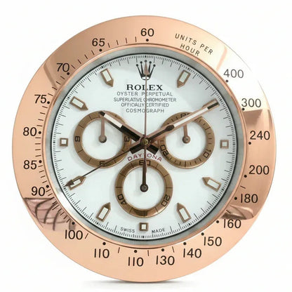 Orologio da Parete Daytona Classic 35cm Acciaio Inox Sportivo - Moon24