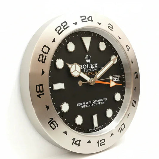 Orologio da Parete Explorer 35cm Acciaio Inox Avventura - Moon24
