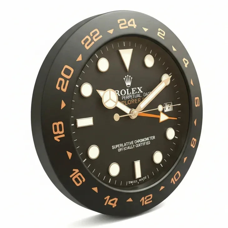 Orologio da Parete Explorer 35cm Acciaio Inox Avventura - Moon24