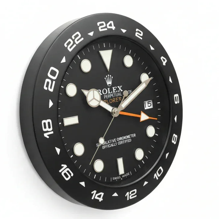 Orologio da Parete Explorer 35cm Acciaio Inox Avventura - Moon24