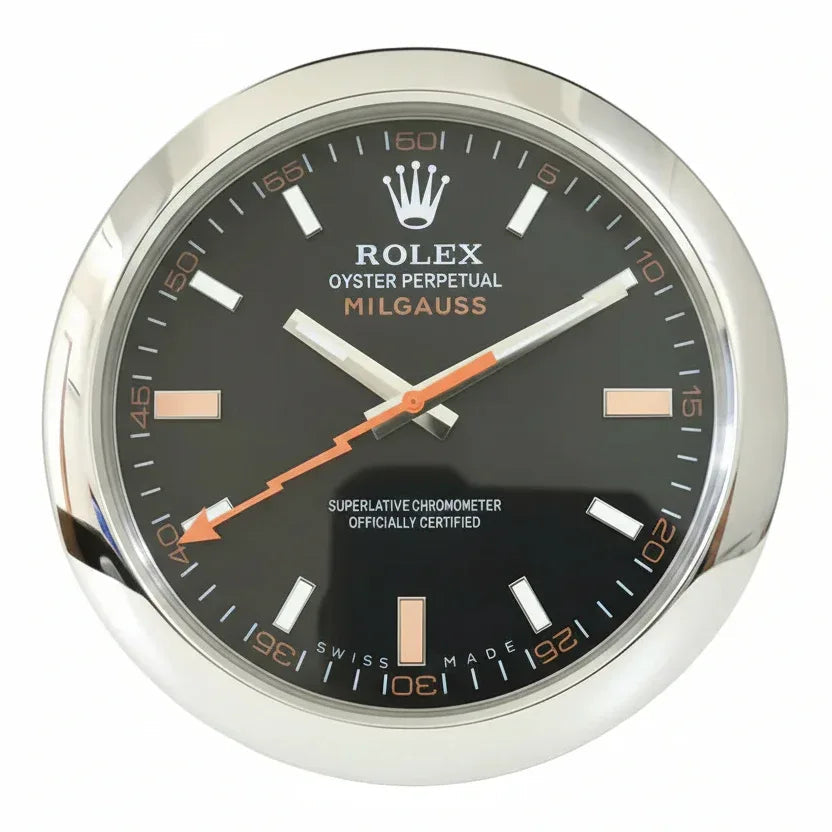 Orologio da Parete Milgauss 35cm Acciaio Inox Scientifico - Moon24