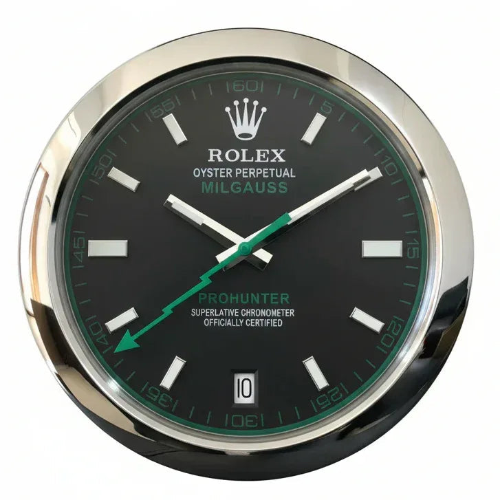 Orologio da Parete Milgauss 35cm Acciaio Inox Scientifico - Moon24