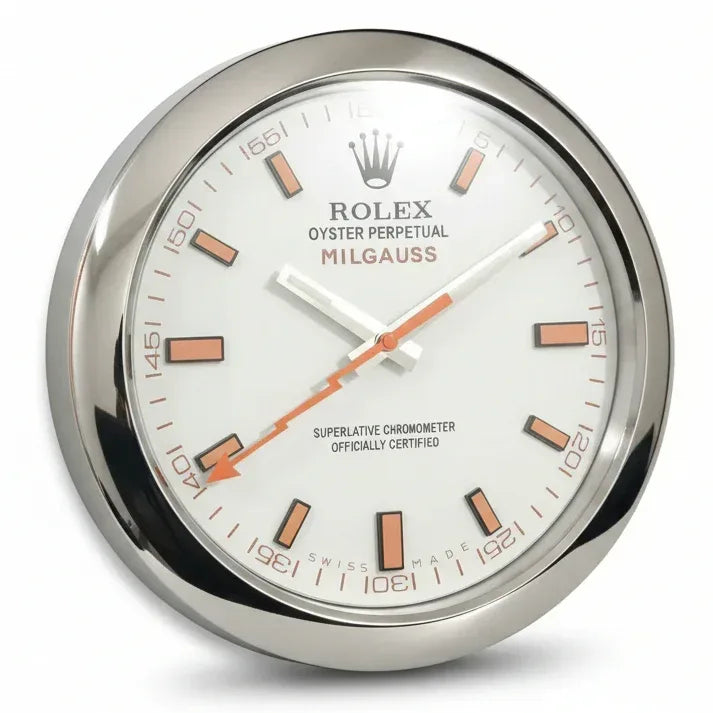Orologio da Parete Milgauss 35cm Acciaio Inox Scientifico - Moon24