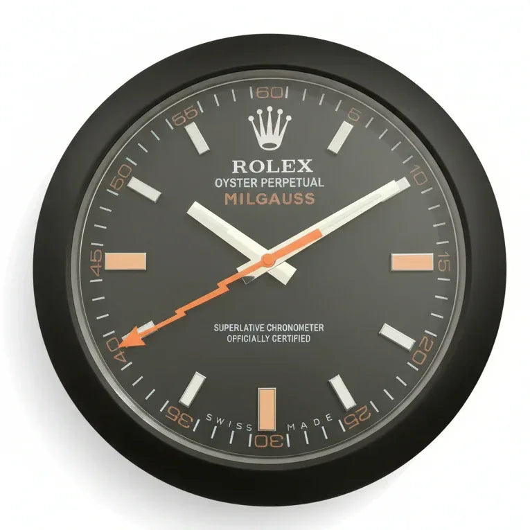 Orologio da Parete Milgauss 35cm Acciaio Inox Scientifico - Moon24
