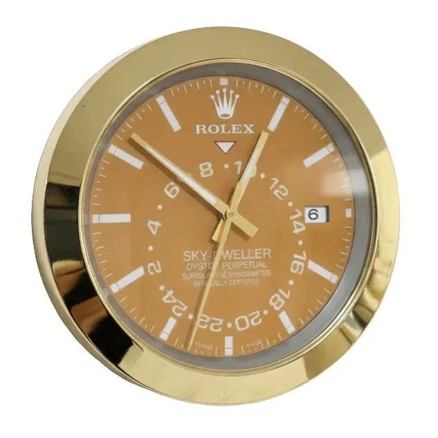Orologio da Parete Sky-Dweller 35cm Acciaio Inox Dual Time Luxury - Moon24