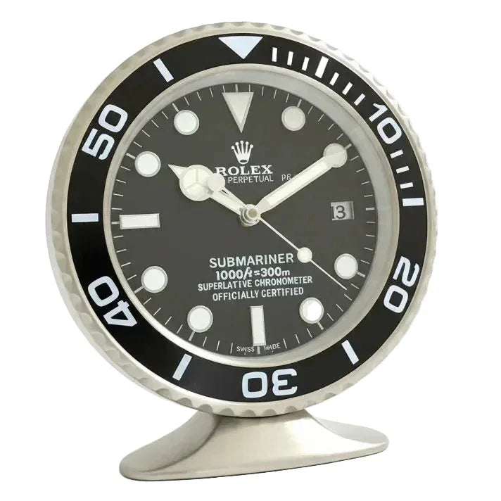 Orologio da Scrivania Submariner 25cm Acciaio Inox Luxury - Moon24