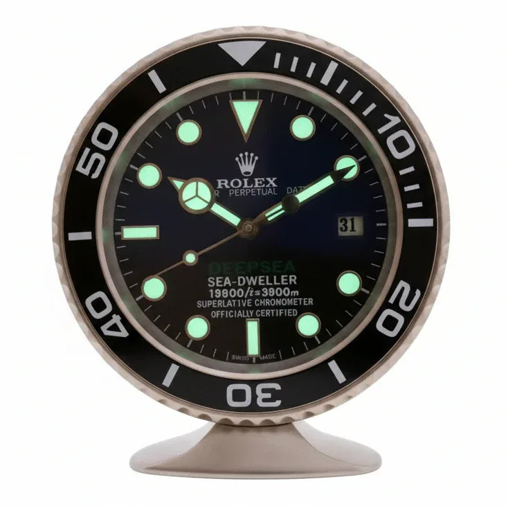 Orologio da Scrivania Submariner 25cm Acciaio Inox Luxury - Moon24