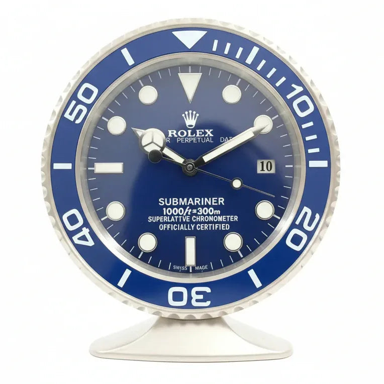Orologio da Scrivania Submariner 25cm Acciaio Inox Luxury - Moon24