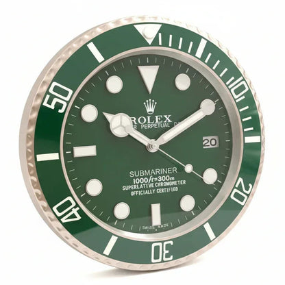 Orologio da Parete Submariner 35cm Acciaio Inox Subacqueo - Moon24