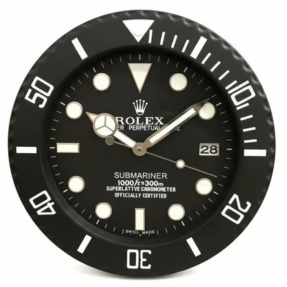 Orologio da Parete Submariner 35cm Acciaio Inox Subacqueo - Moon24