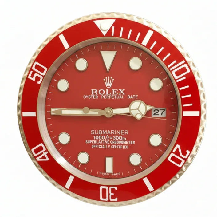Orologio da Parete Submariner 35cm Acciaio Inox Subacqueo - Moon24
