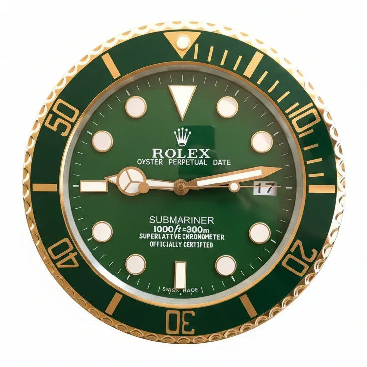 Orologio da Parete Submariner 35cm Acciaio Inox Subacqueo - Moon24
