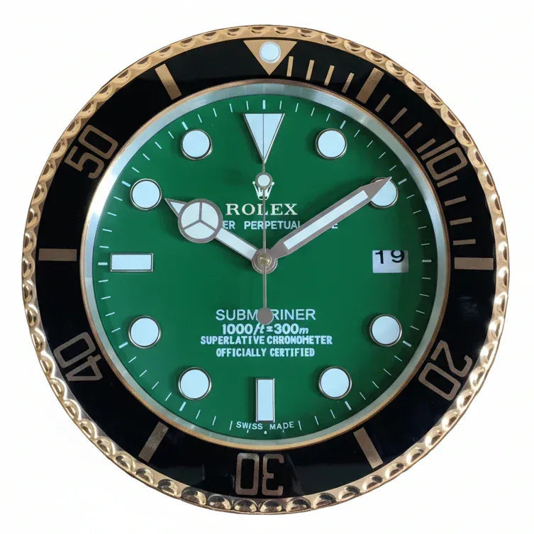Orologio da Parete Submariner 35cm Acciaio Inox Subacqueo - Moon24