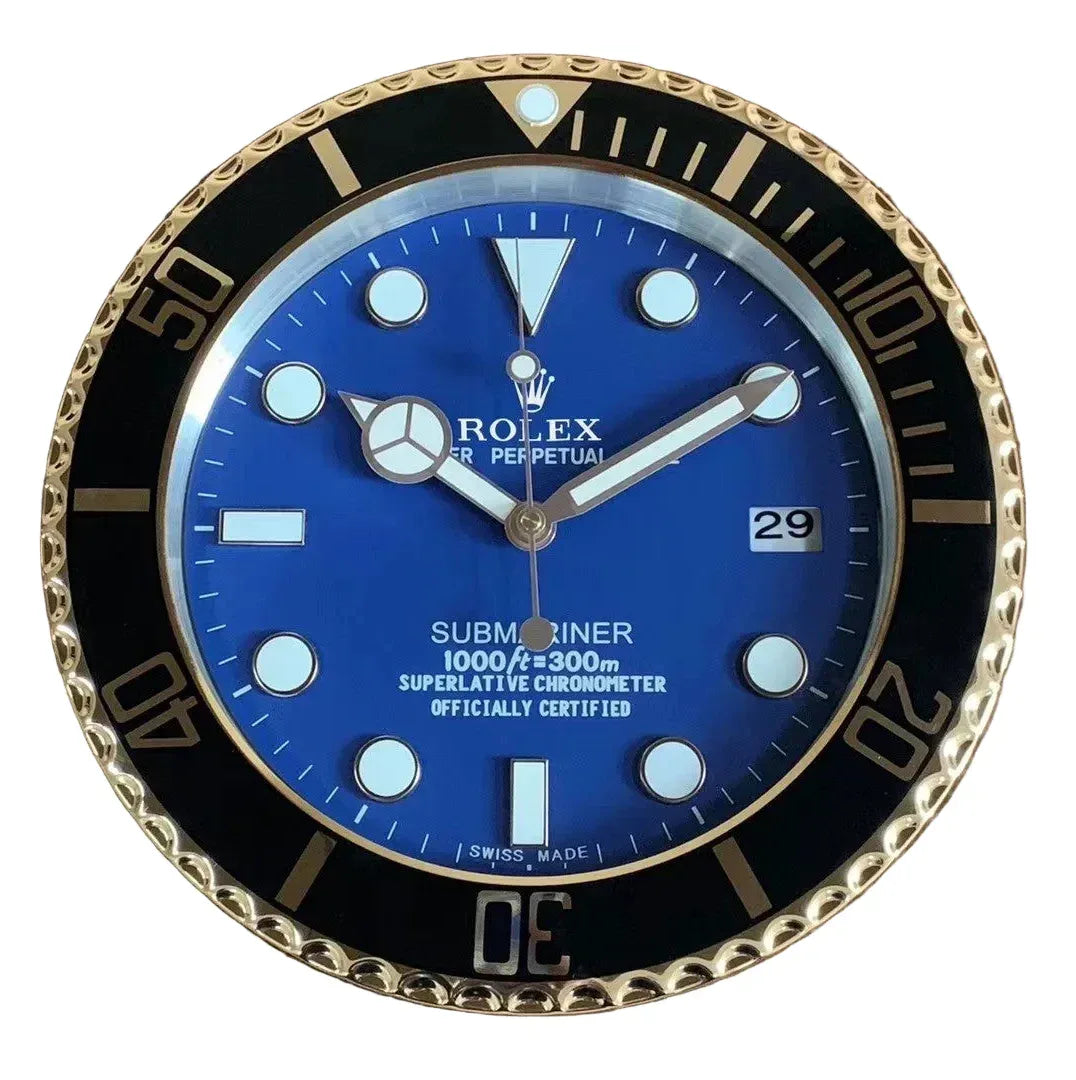 Orologio da Parete Submariner 35cm Acciaio Inox Subacqueo - Moon24