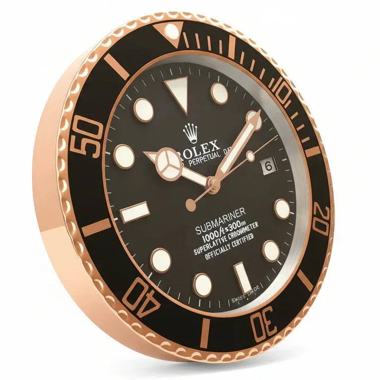 Orologio da Parete Submariner 35cm Acciaio Inox Subacqueo - Moon24