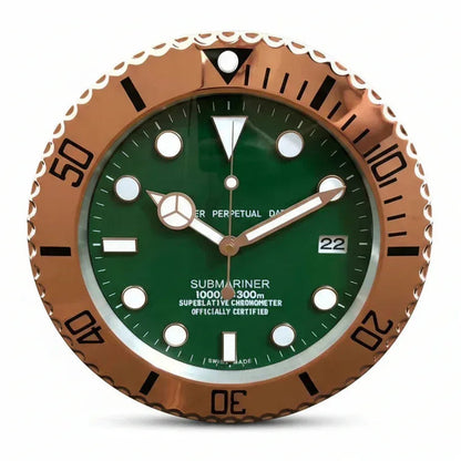Orologio da Parete Submariner 35cm Acciaio Inox Subacqueo - Moon24