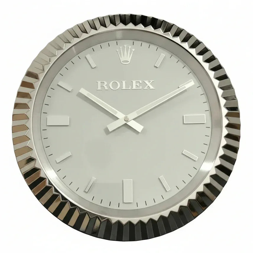 Orologio da Parete Wimbledon 34cm Acciaio Inox Elegante - Moon24