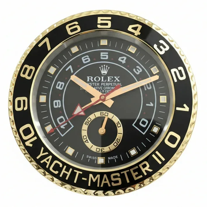 Orologio da Parete Yacht-Master 35cm Acciaio Inox Nautico Luxury - Moon24