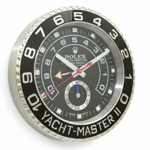 Orologio da Parete Yacht-Master 35cm Acciaio Inox Nautico Luxury - Moon24
