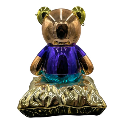 Teddy For Porsche Chromo – Scultura Pop Art Edizione Limitata | Naor26