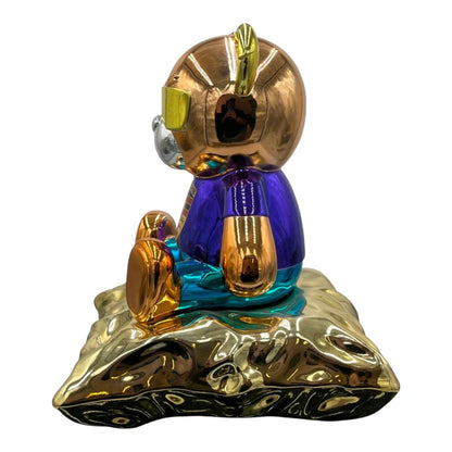 Teddy For Porsche Chromo – Scultura Pop Art Edizione Limitata | Naor26