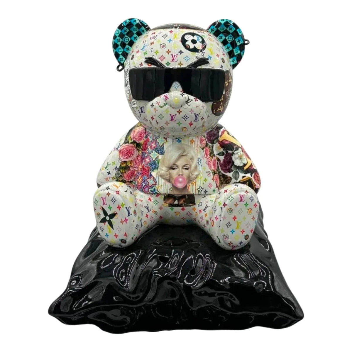 Teddy For Louis Vuitton Pop Lux – Scultura Pop Art Edizione Limitata | Naor26