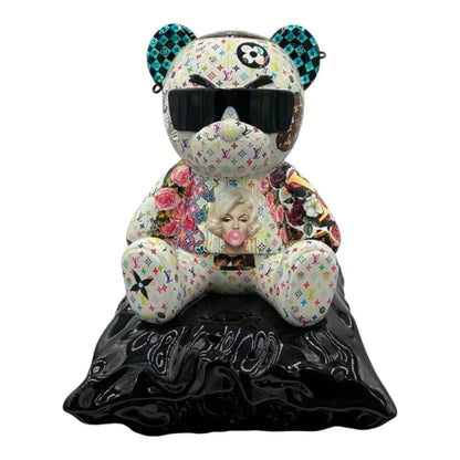 Teddy For Louis Vuitton Pop Lux – Scultura Pop Art Edizione Limitata | Naor26