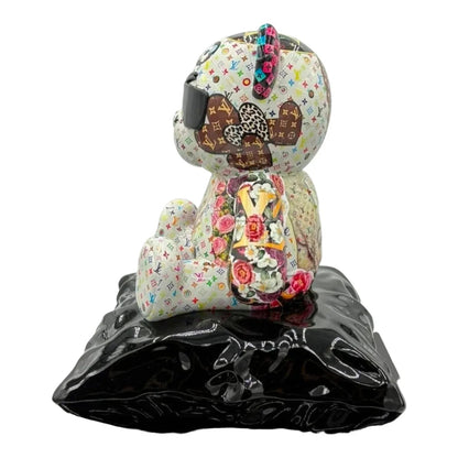 Teddy For Louis Vuitton Pop Lux – Scultura Pop Art Edizione Limitata | Naor26