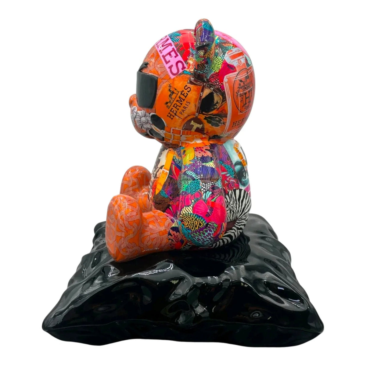 Teddy For Hermès Pop Lux – Scultura Pop Art Edizione Limitata | Naor26