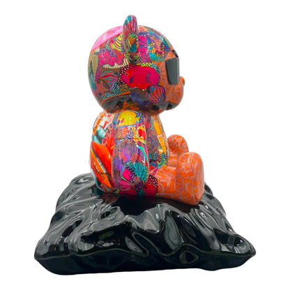 Teddy For Hermès Pop Lux – Scultura Pop Art Edizione Limitata | Naor26