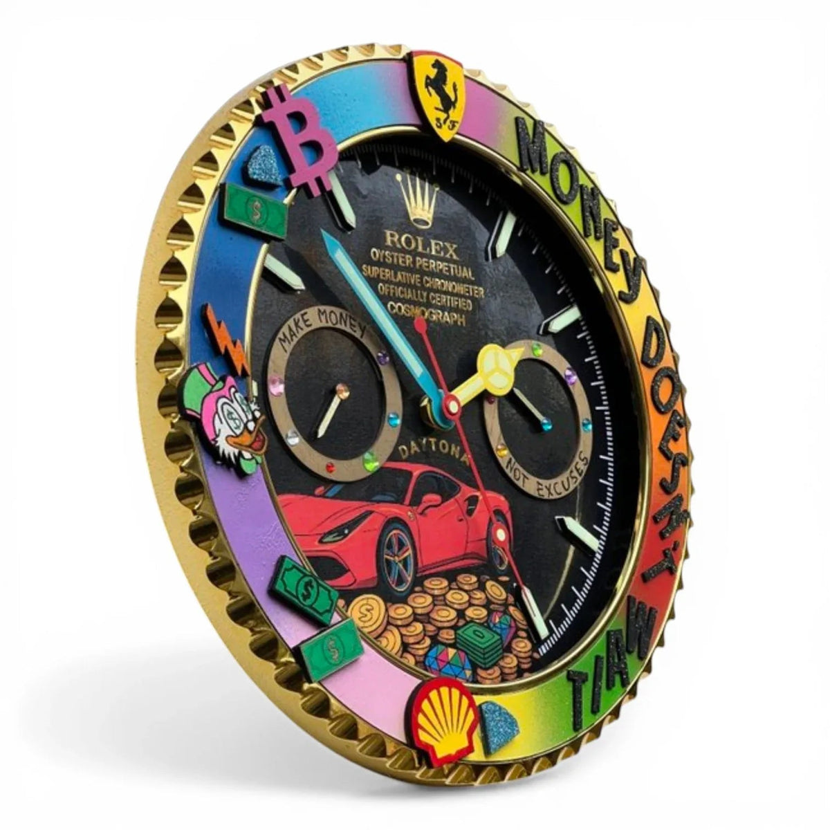 Orologio da Parete Custom Pop Art – Ferrari Pop Edition | Moon24