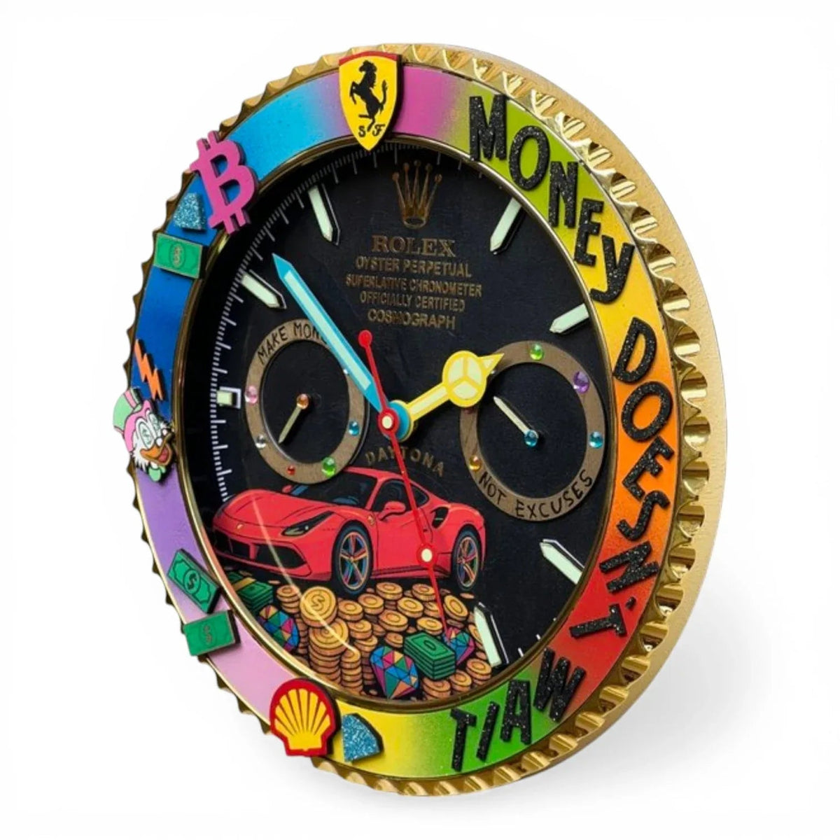 Orologio da Parete Custom Pop Art – Ferrari Pop Edition | Moon24