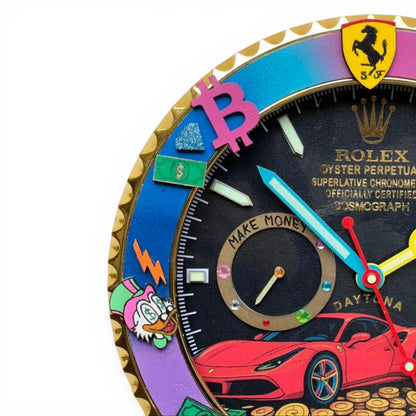 Orologio da Parete Custom Pop Art – Ferrari Pop Edition | Moon24