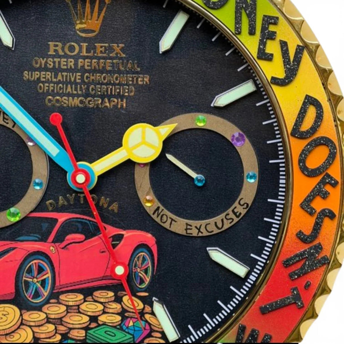 Orologio da Parete Custom Pop Art – Ferrari Pop Edition | Moon24