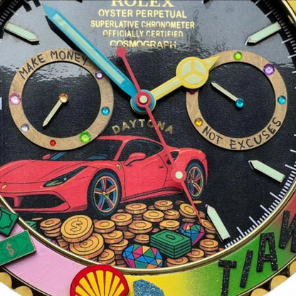 Orologio da Parete Custom Pop Art – Ferrari Pop Edition | Moon24