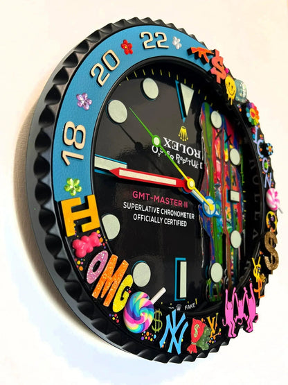 Orologio Street Custom da Parete - Moon24