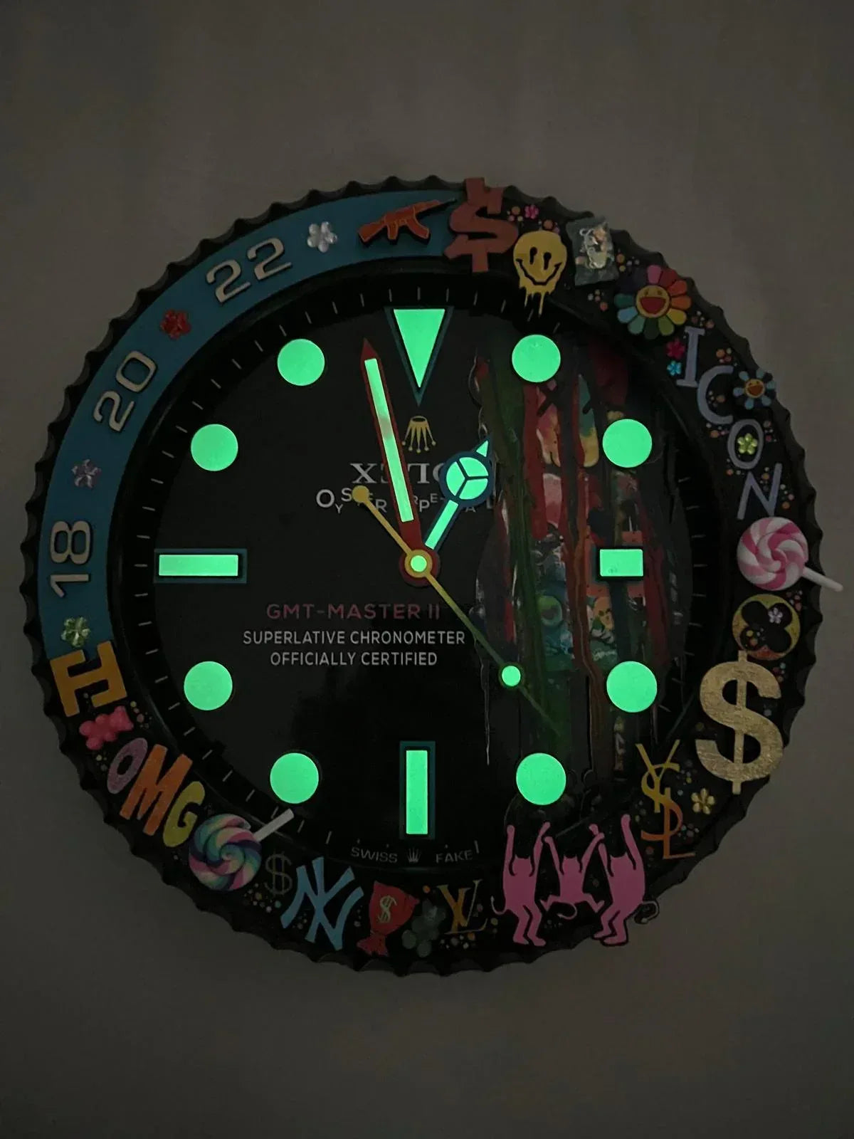 Orologio Street Custom da Parete - Moon24