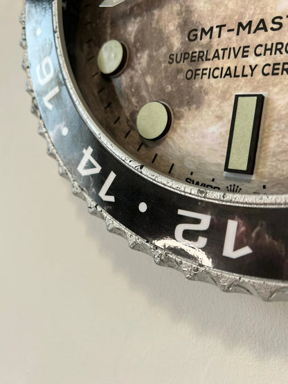 Orologio Gray Marble Custom da Parete - Moon24