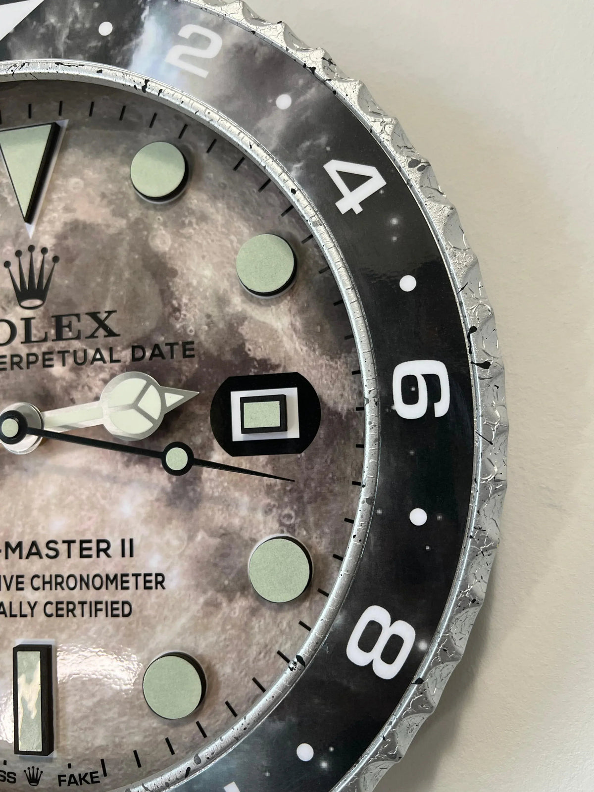 Orologio Gray Marble Custom da Parete - Moon24
