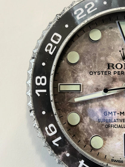 Orologio Gray Marble Custom da Parete - Moon24
