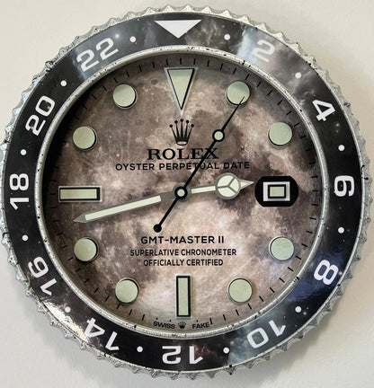 Orologio Gray Marble Custom da Parete - Moon24