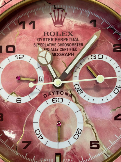 Orologio Pink Wave Custom da Parete - Moon24