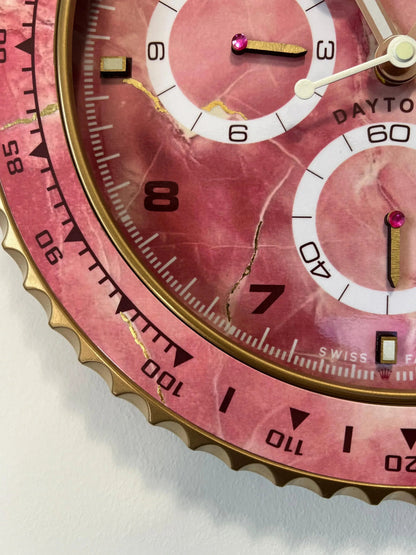 Orologio Pink Wave Custom da Parete - Moon24