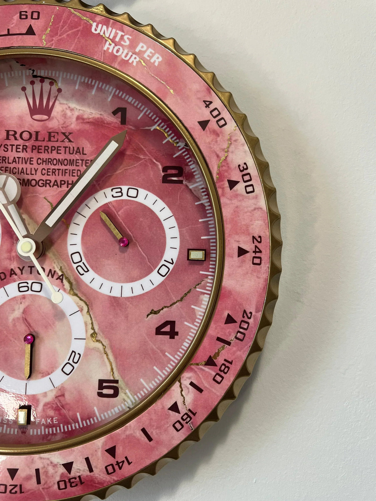 Orologio Pink Wave Custom da Parete - Moon24
